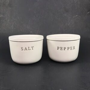 Hearth and Hand Salt and Pepper Ceramic Containers